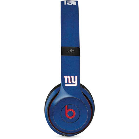 NFL New York Giants Distressed Beats Solo 3 Wireless Skin